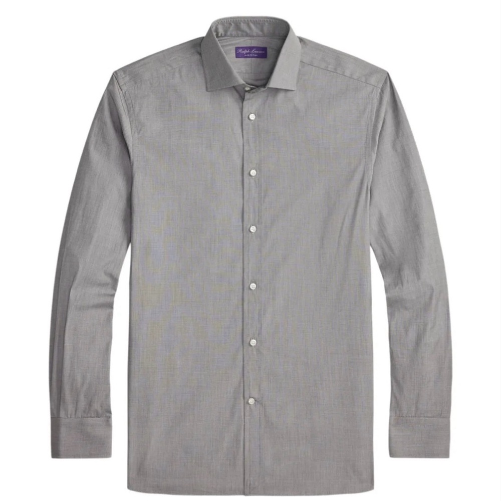 Ralph Lauren Purple Label Classic Gray Dress Shirt -15